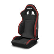 Assento de Corrida Sparco R100 Preto/Vermelho - EcoNest