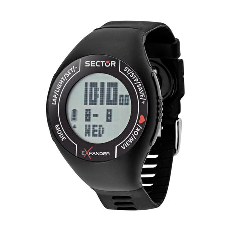 Relógio masculino Sector CARDIO Preto (Ø 47 mm) - EcoNest