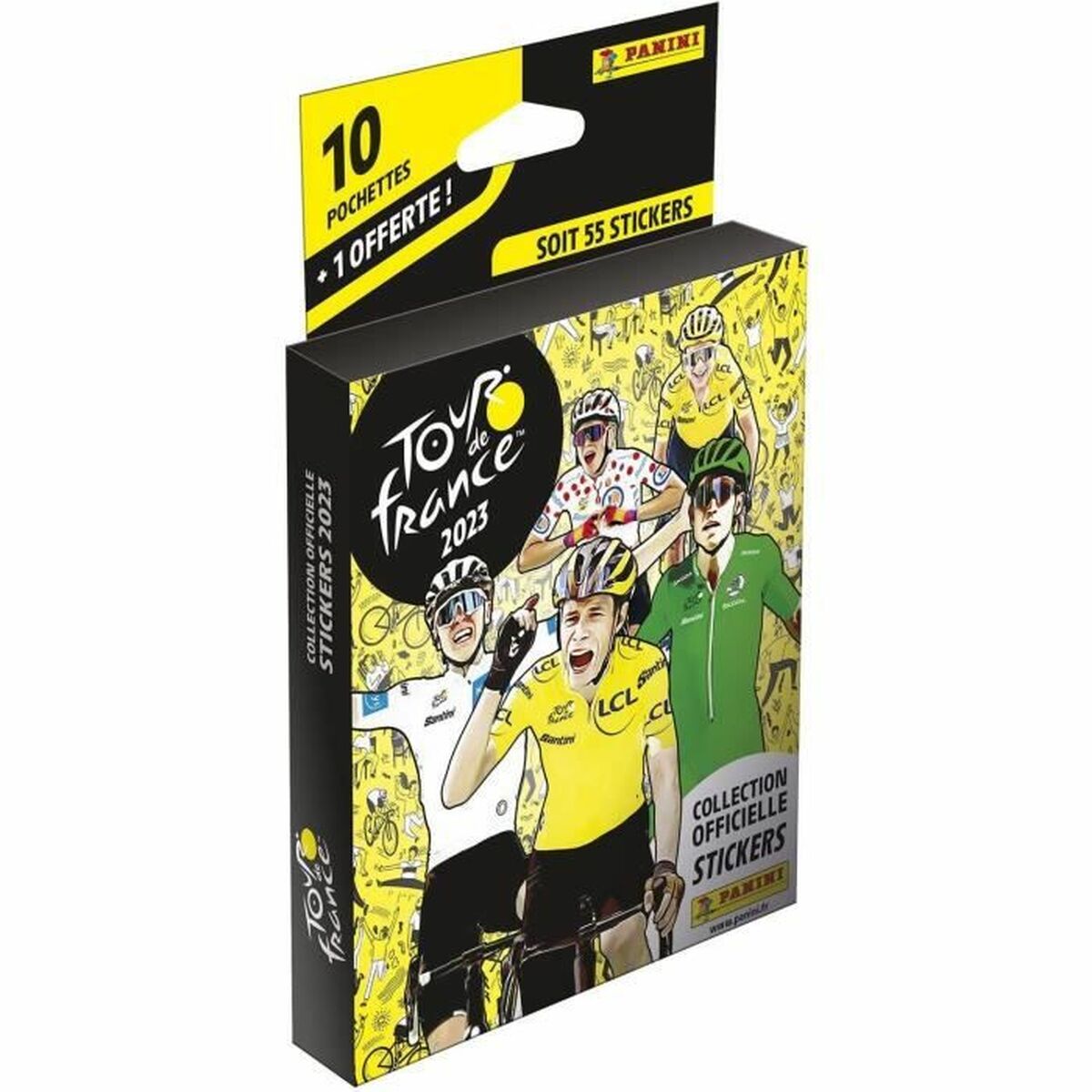 Pack de cromos Panini Tour de France 2023 10 Unidades Sobrescritos - EcoNest