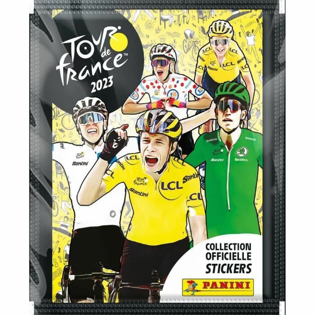 Pack de cromos Panini Tour de France 2023 10 Unidades Sobrescritos - EcoNest