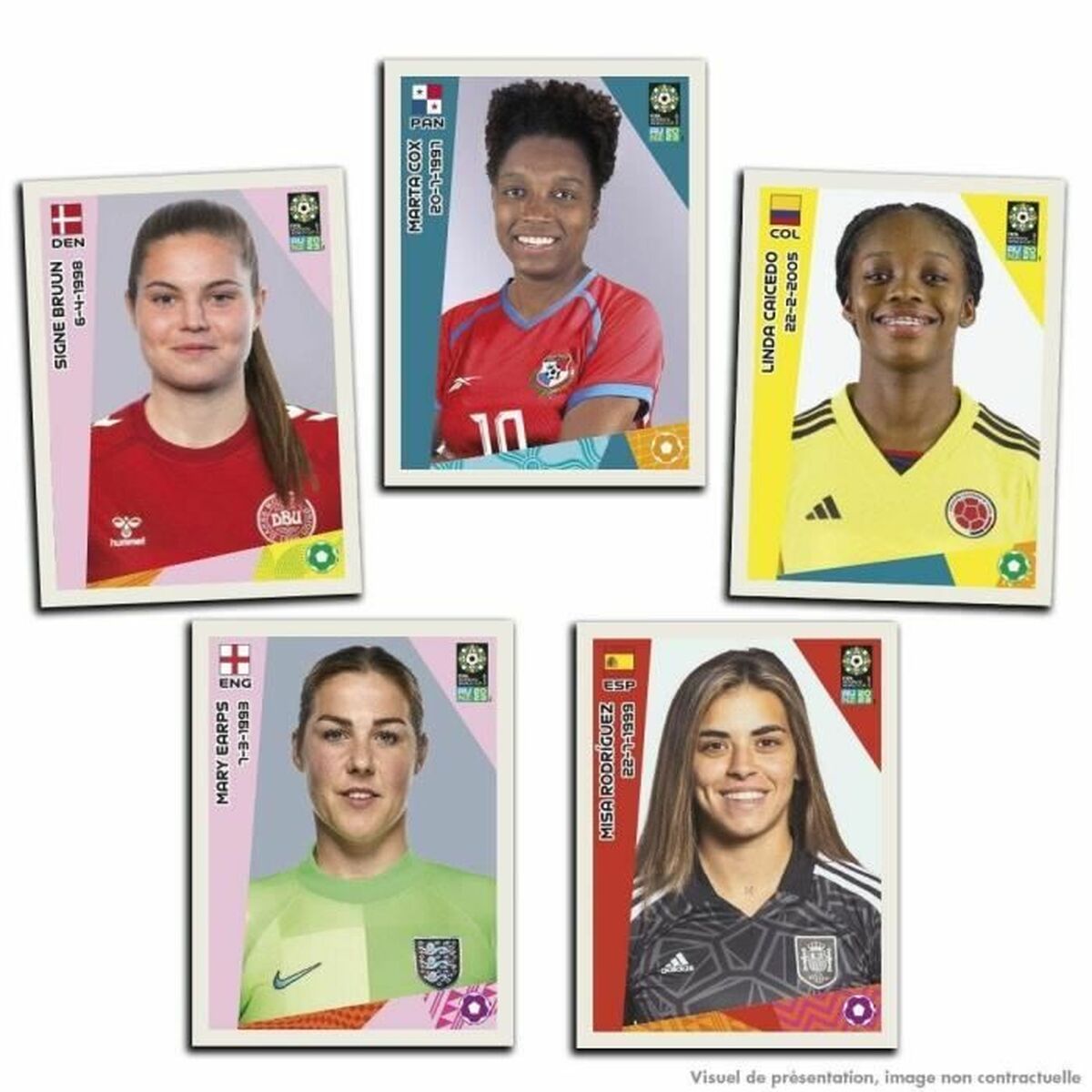 Pack de cromos Panini FIFA Women's World Cup AU/NZ 2023 9 Sobrescritos - EcoNest