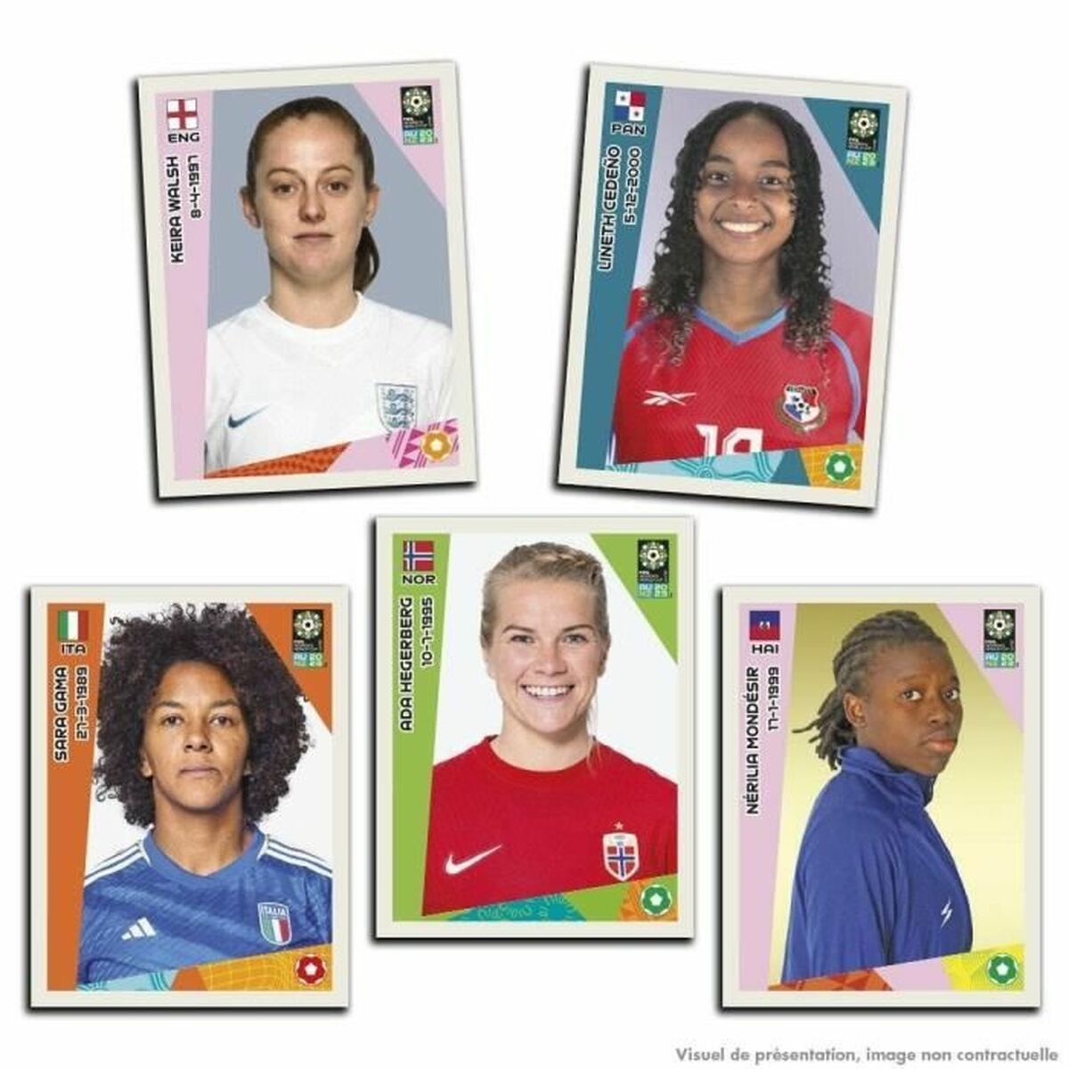 Pack de cromos Panini FIFA Women's World Cup AU/NZ 2023 9 Sobrescritos - EcoNest