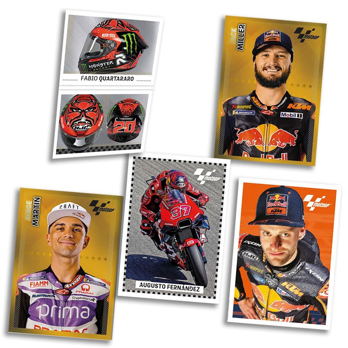 Pack de cromos Panini Moto GP 2023 10 Sobrescritos - EcoNest