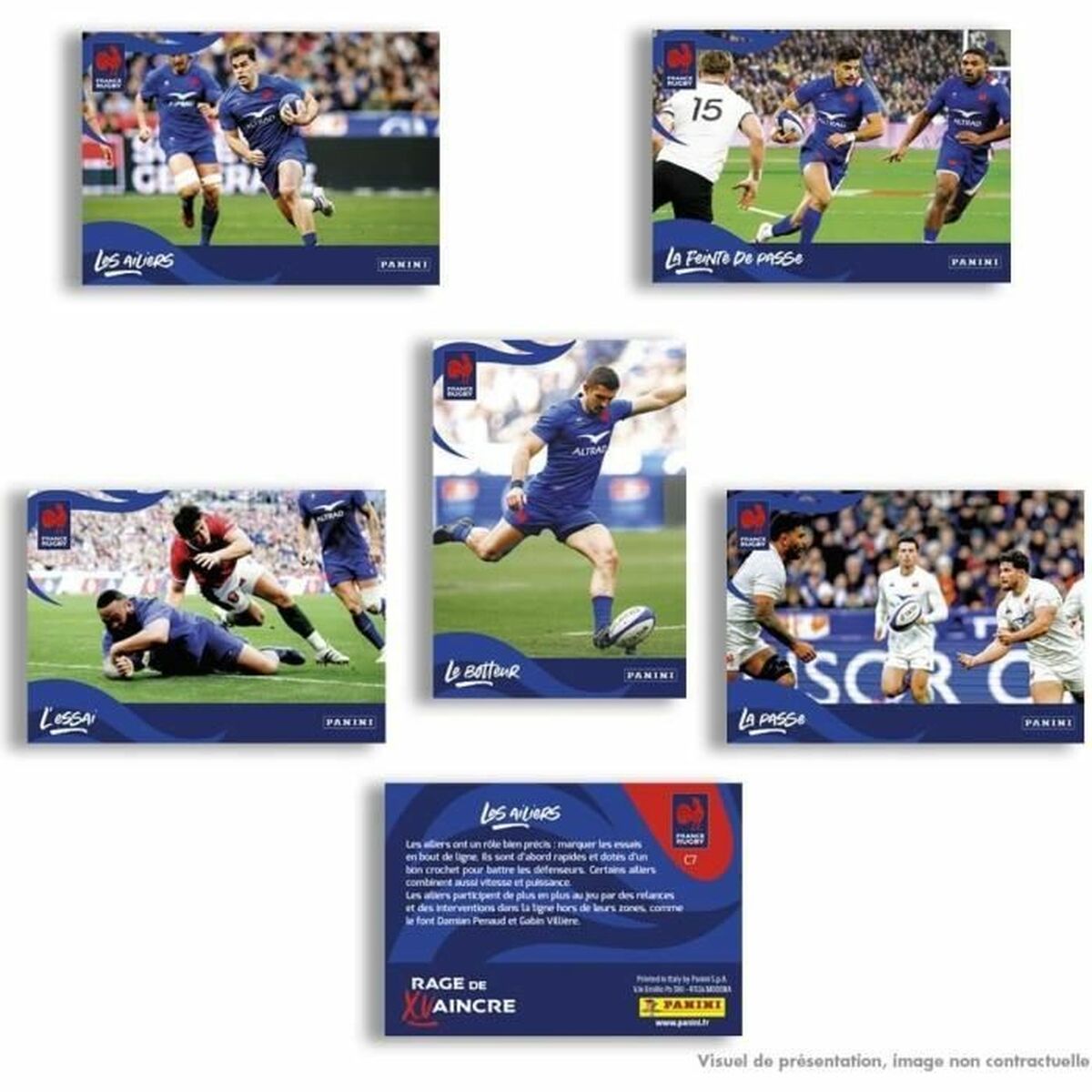 Pack de cromos Panini France Rugby 7 Sobrescritos - EcoNest