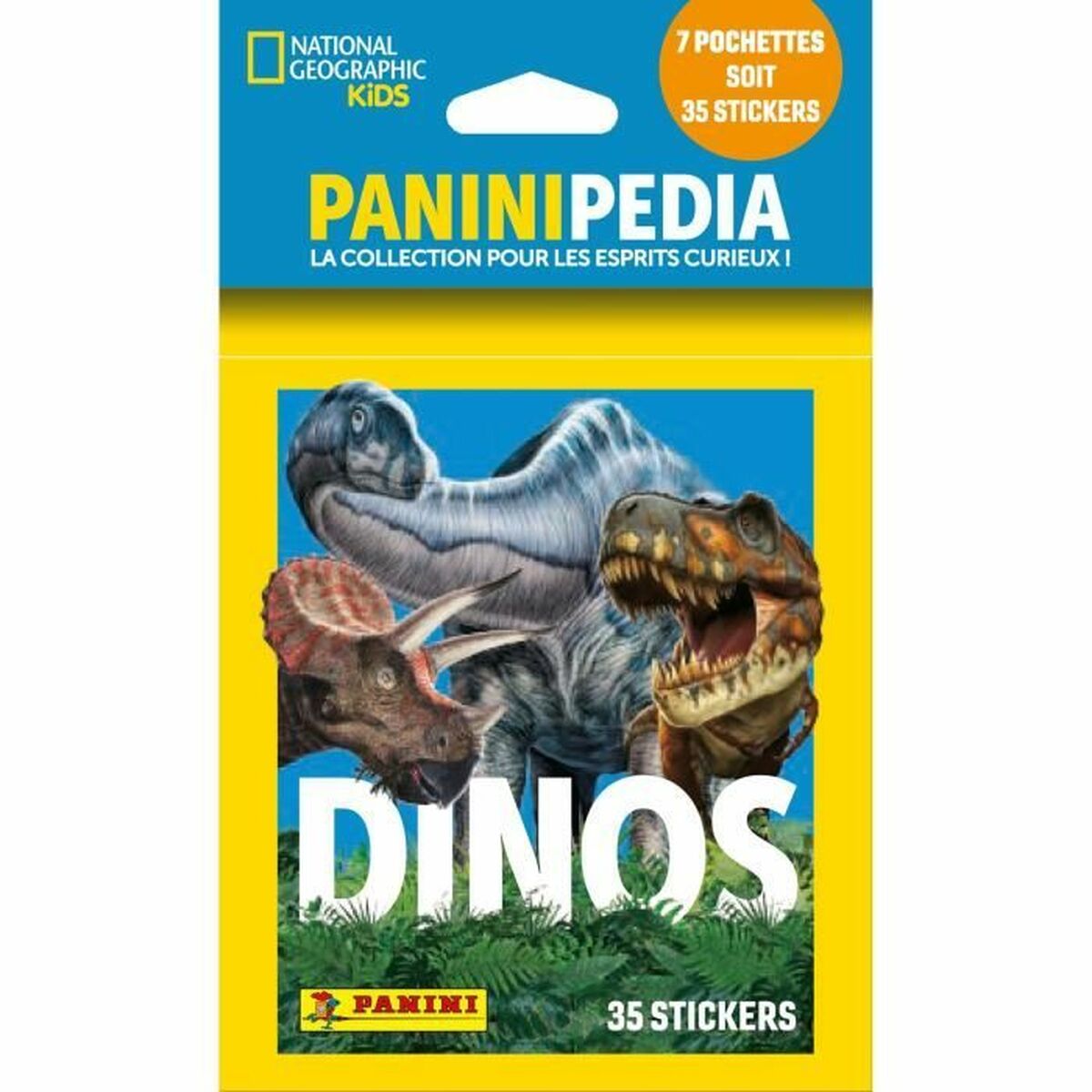 Pack de cromos Panini National Geographic - Dinos (FR) 7 Sobrescritos