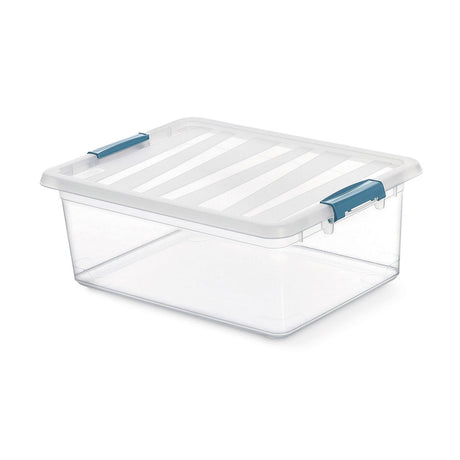 Caixa Multiusos Domopak Living Katla 39 x 29 x 15,5 cm Transparente Polipropileno 12 L - EcoNest