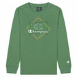 Shirt Infantil Champion Athletic Crewneck Verde - EcoNest