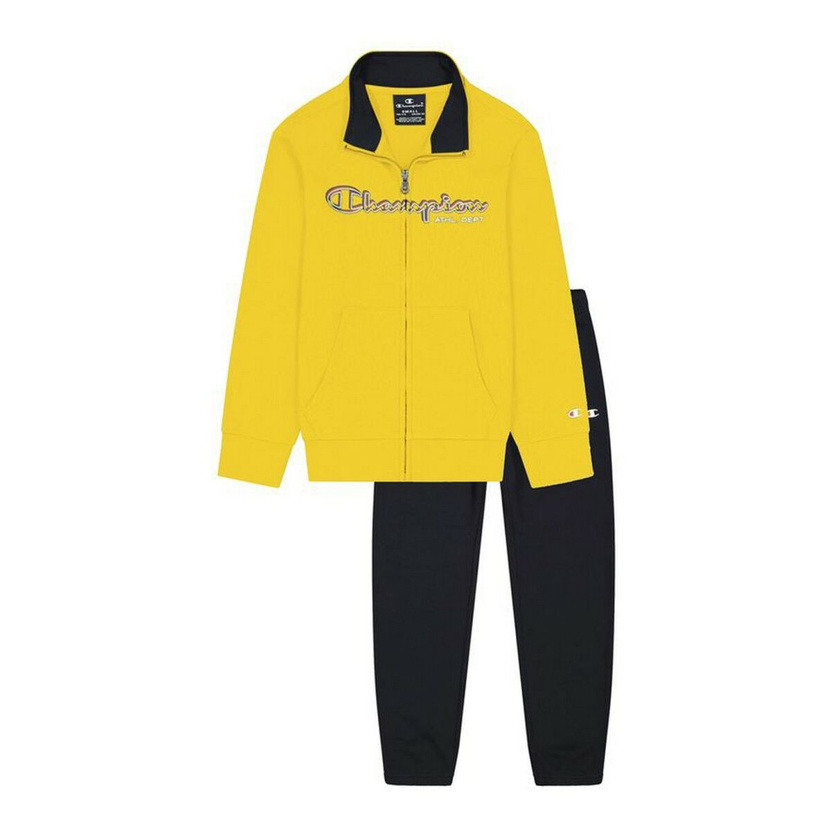 Fato de Treino Infantil Champion Full Zip Boy Amarelo - EcoNest