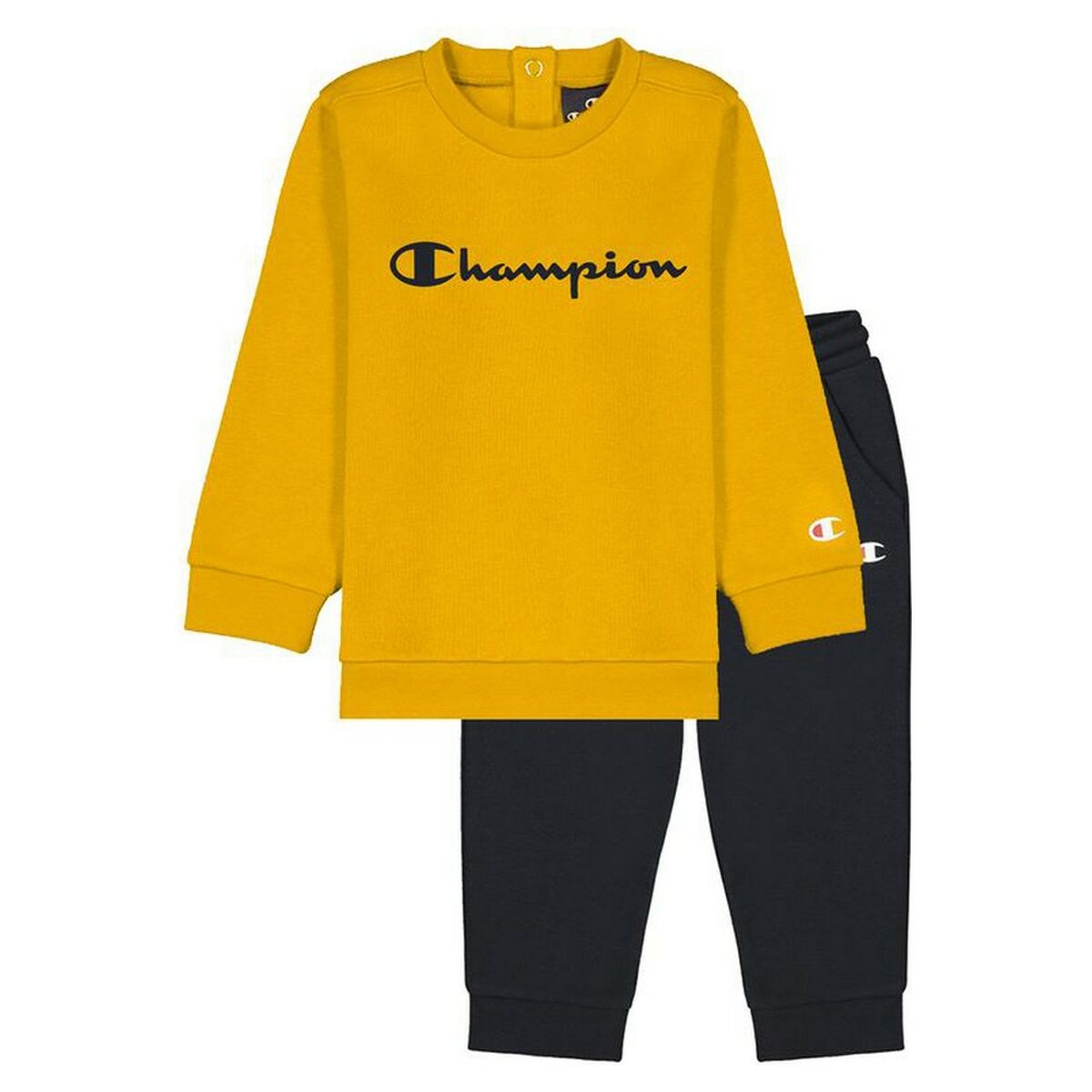 Fato de treino Champion Crewneck Baby Amarelo - EcoNest