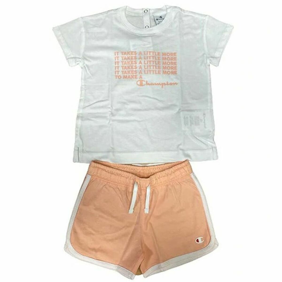 Conjunto Desportivo para Crianças Champion Baby White Branco - EcoNest