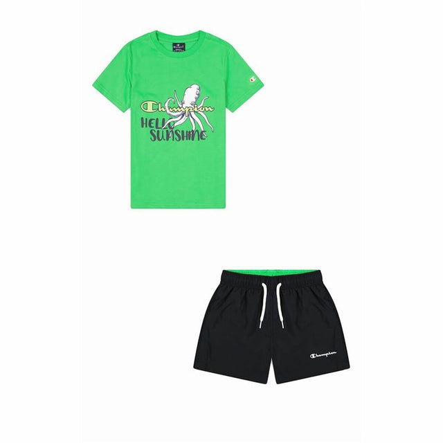 Conjunto Desportivo para Crianças Champion Verde 2 Peças - EcoNest