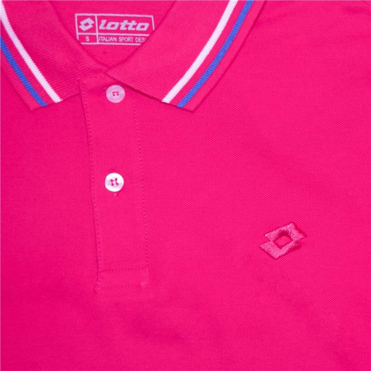 Polo de Manga Curta Homem Lotto Reed Fúcsia - EcoNest
