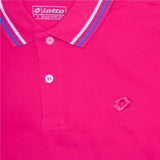 Polo de Manga Curta Homem Lotto Reed Fúcsia - EcoNest