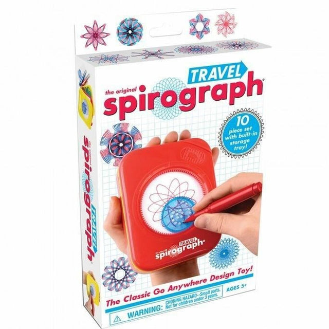 Conjunto de Desenho Spirograph Silverlit travel Multicolor 10 Peças - EcoNest