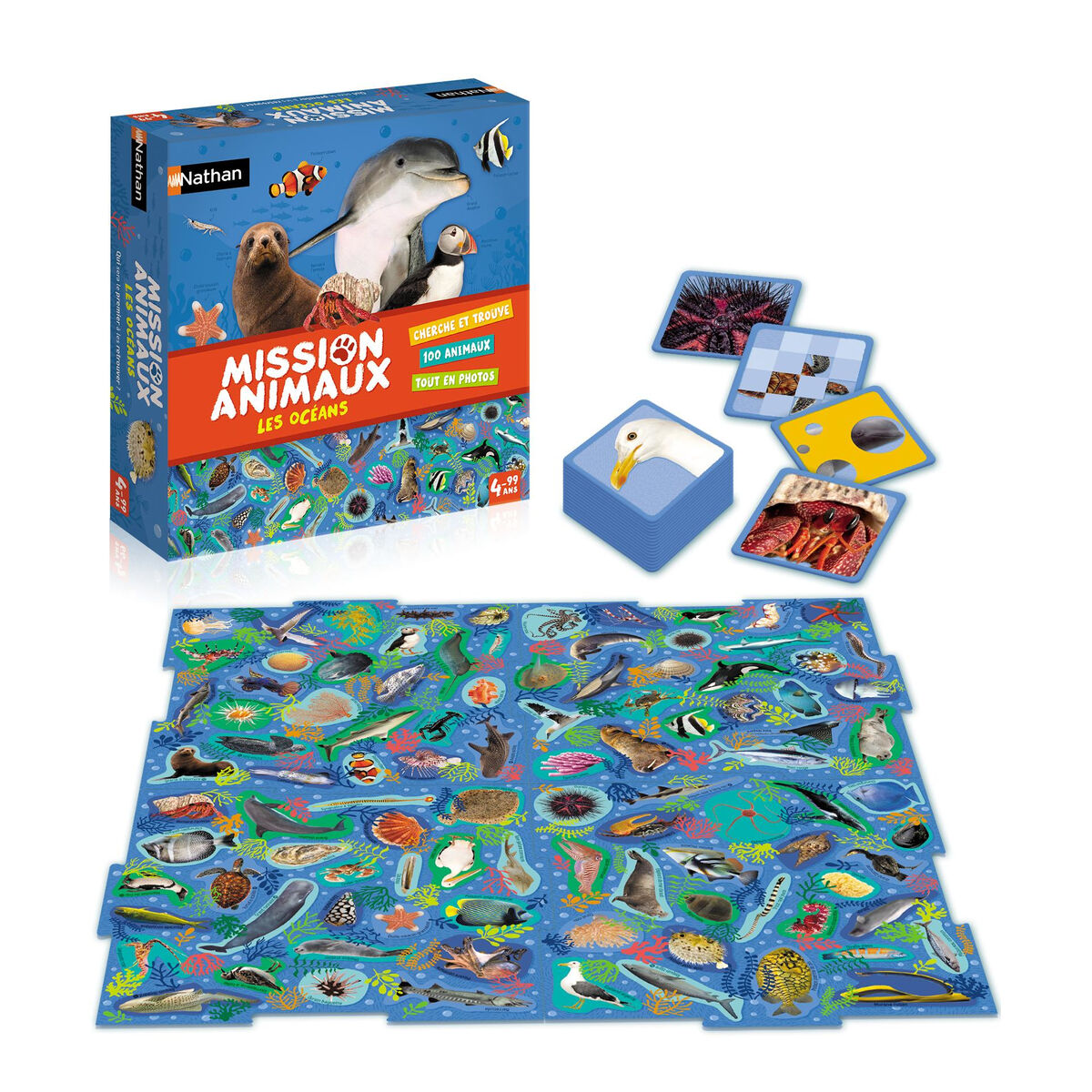 Jogo de Mesa Nathan Mission Animals Oceans (FR) - EcoNest