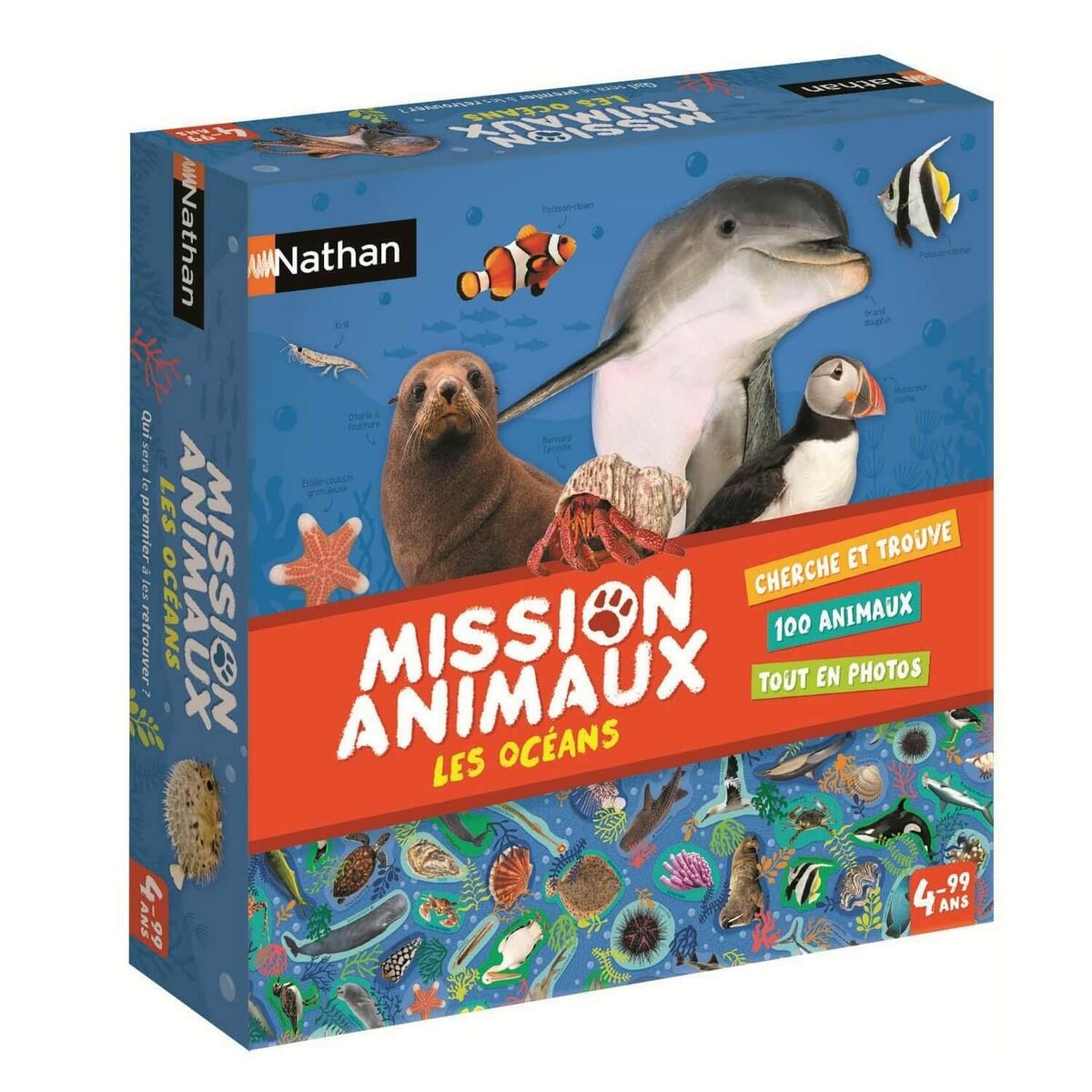 Jogo de Mesa Nathan Mission Animals Oceans (FR) - EcoNest