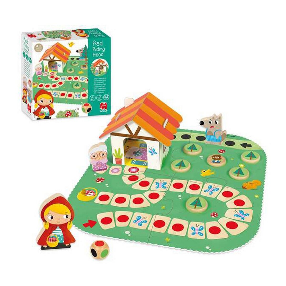 Jogo Educativo Goula Little Red Ridding Hood 9 Peças - EcoNest