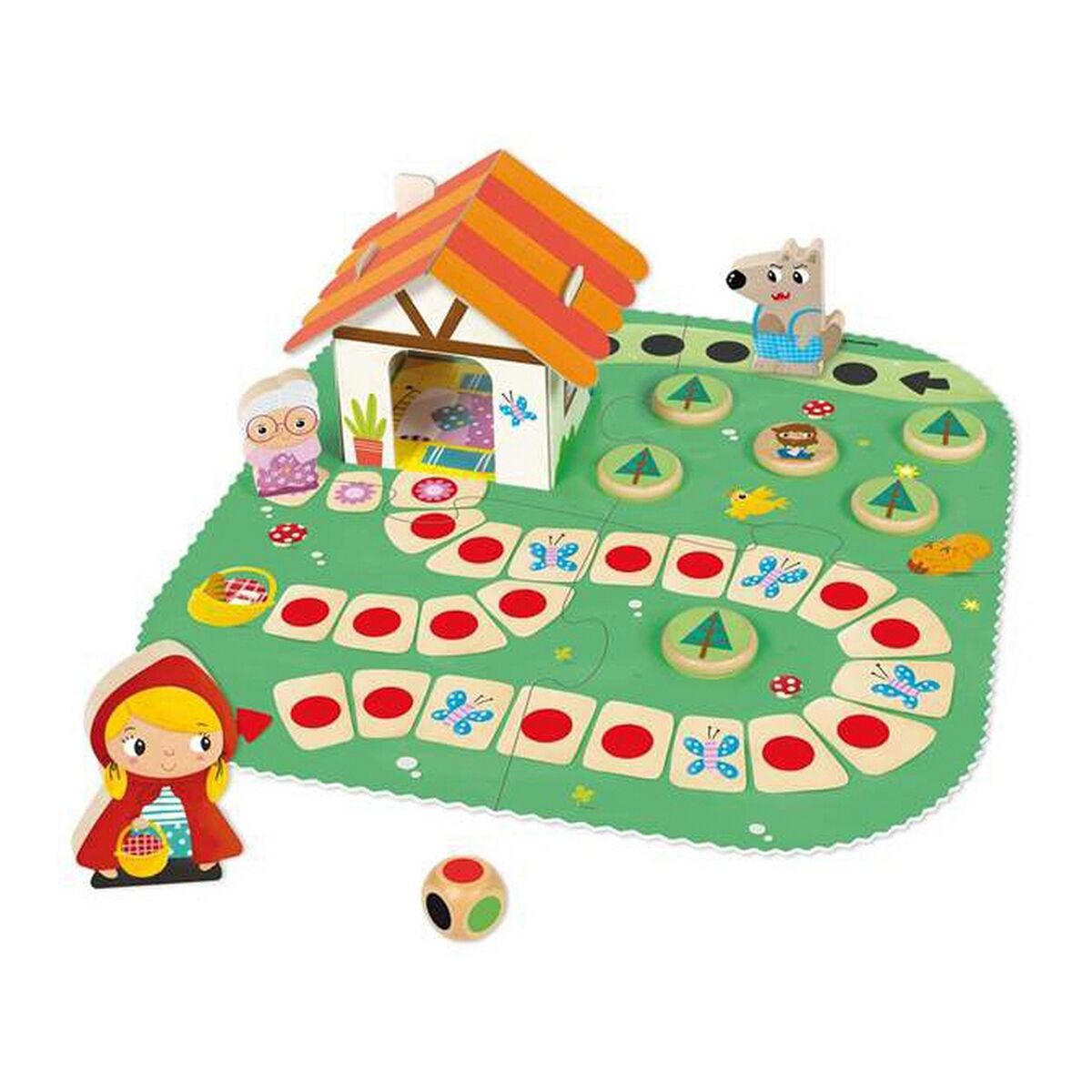 Jogo Educativo Goula Little Red Ridding Hood 9 Peças - EcoNest