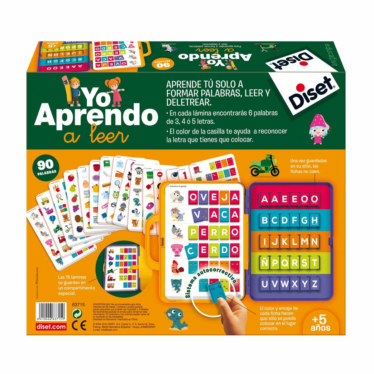 Jogo Educativo Diset Yo aprendo a leer ES