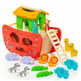 Playset Moltó Noah's ark Madeira 17 Peças - EcoNest