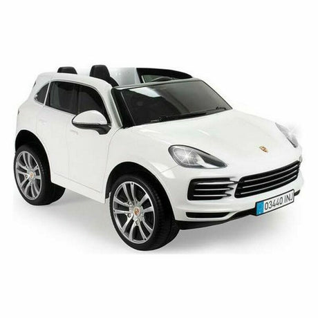 Carro elétrico para crianças Injusa Porsche Cayenne 12V Branco (134 x 81,5 x 58 cm) - EcoNest