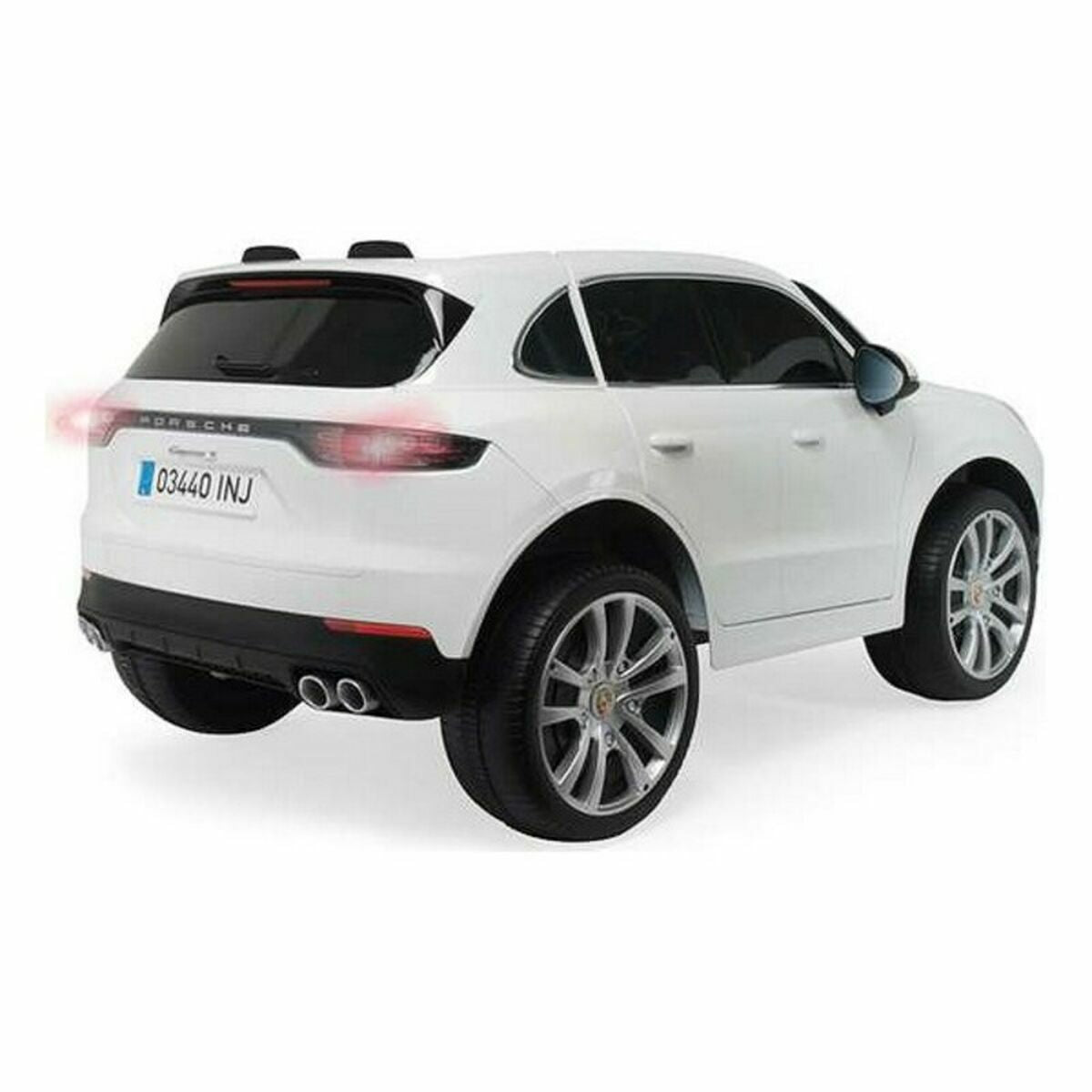 Carro elétrico para crianças Injusa Porsche Cayenne 12V Branco (134 x 81,5 x 58 cm) - EcoNest