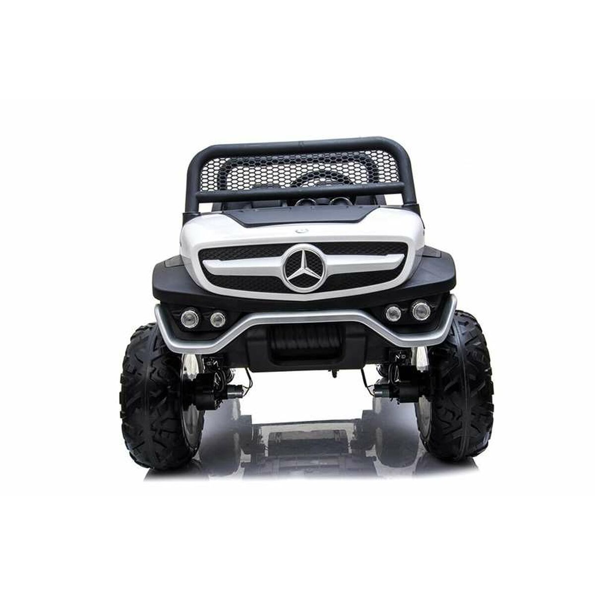 Carro elétrico para crianças Mercedes Benz Unimog Branco 12 V - EcoNest