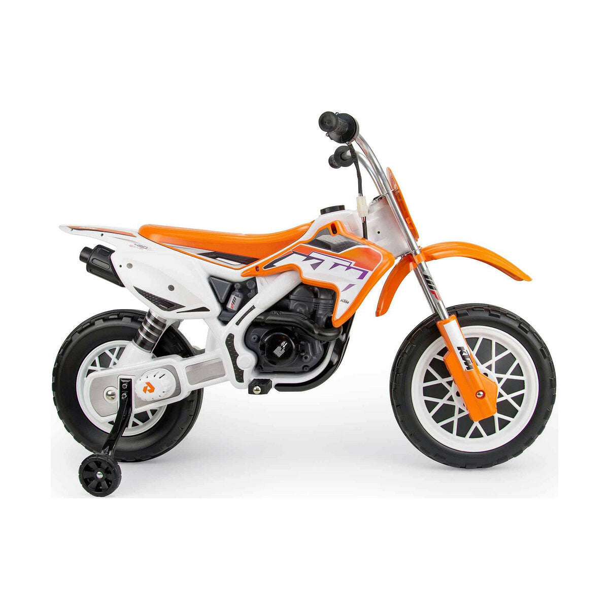 Scooter eléctrica para crianças Injusa Cross KTM SX Laranja 12 V 116 x 58,5 x 80 cm - EcoNest