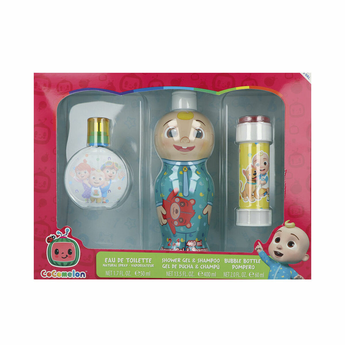 Conjunto de Perfume Infantil CoComelon (3 Peças) - EcoNest