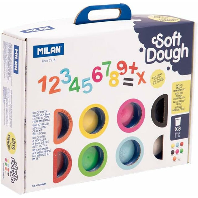 Pasta para modelar Milan Soft Dough Lots of Numvers Multicolor - EcoNest