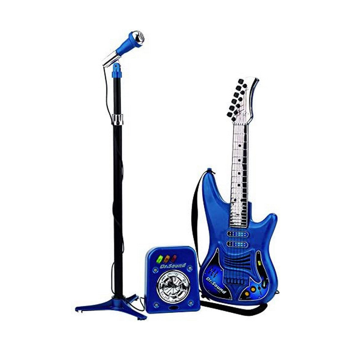 Guitarra Infantil Reig Microfone Azul - EcoNest