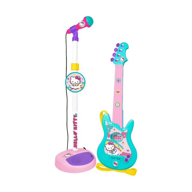 Guitarra Infantil Hello Kitty Microfone - EcoNest