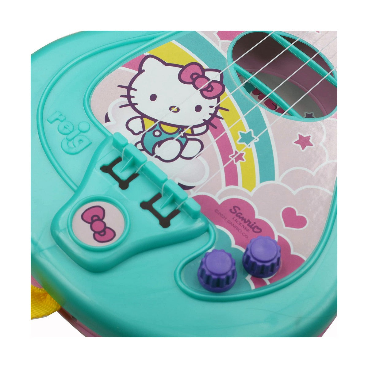 Guitarra Infantil Hello Kitty Microfone - EcoNest