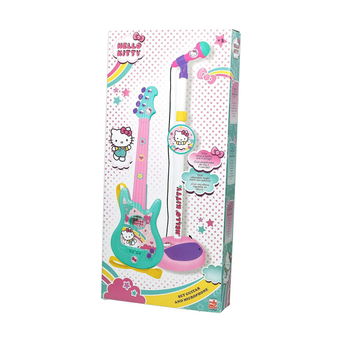 Guitarra Infantil Hello Kitty Microfone - EcoNest