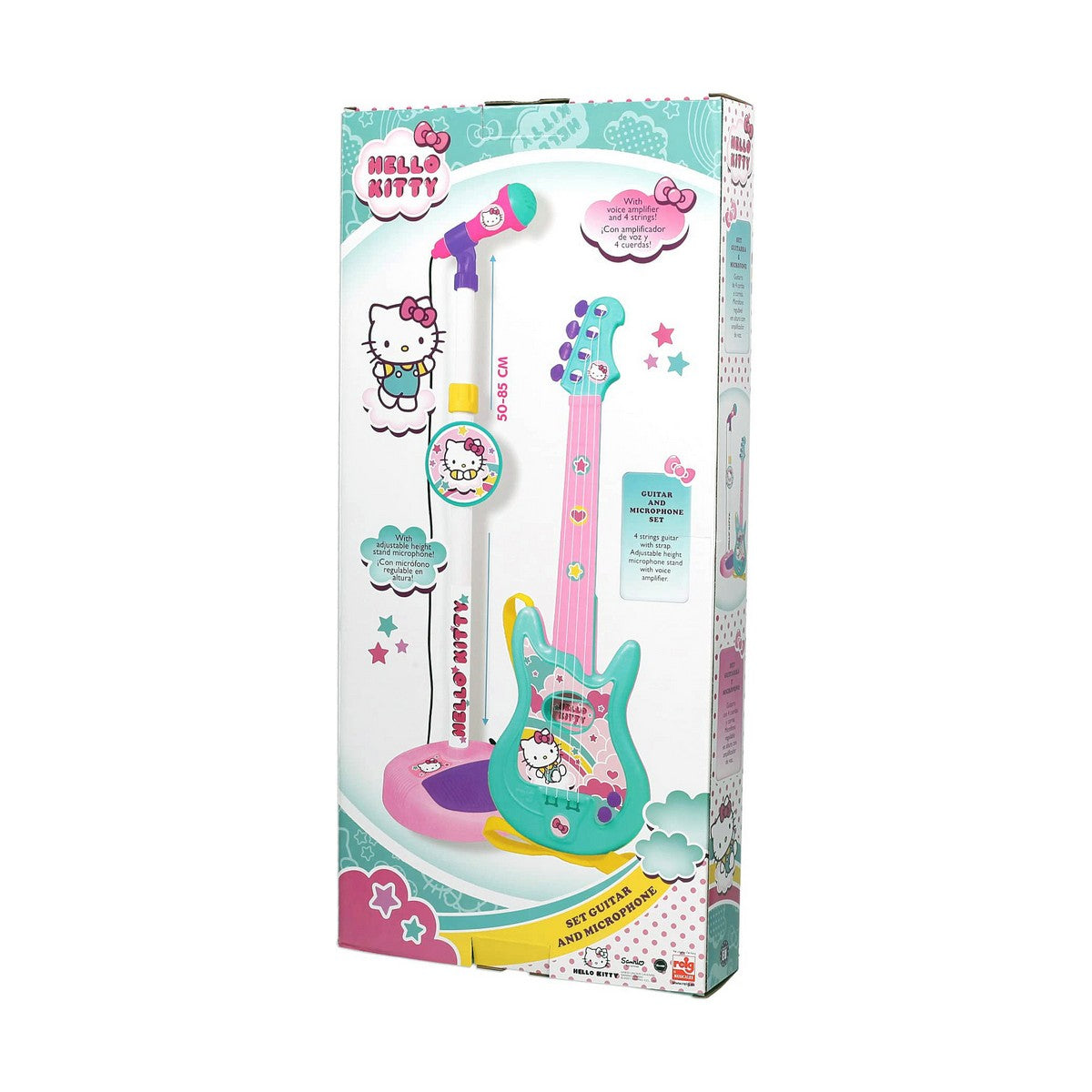 Guitarra Infantil Hello Kitty Microfone - EcoNest