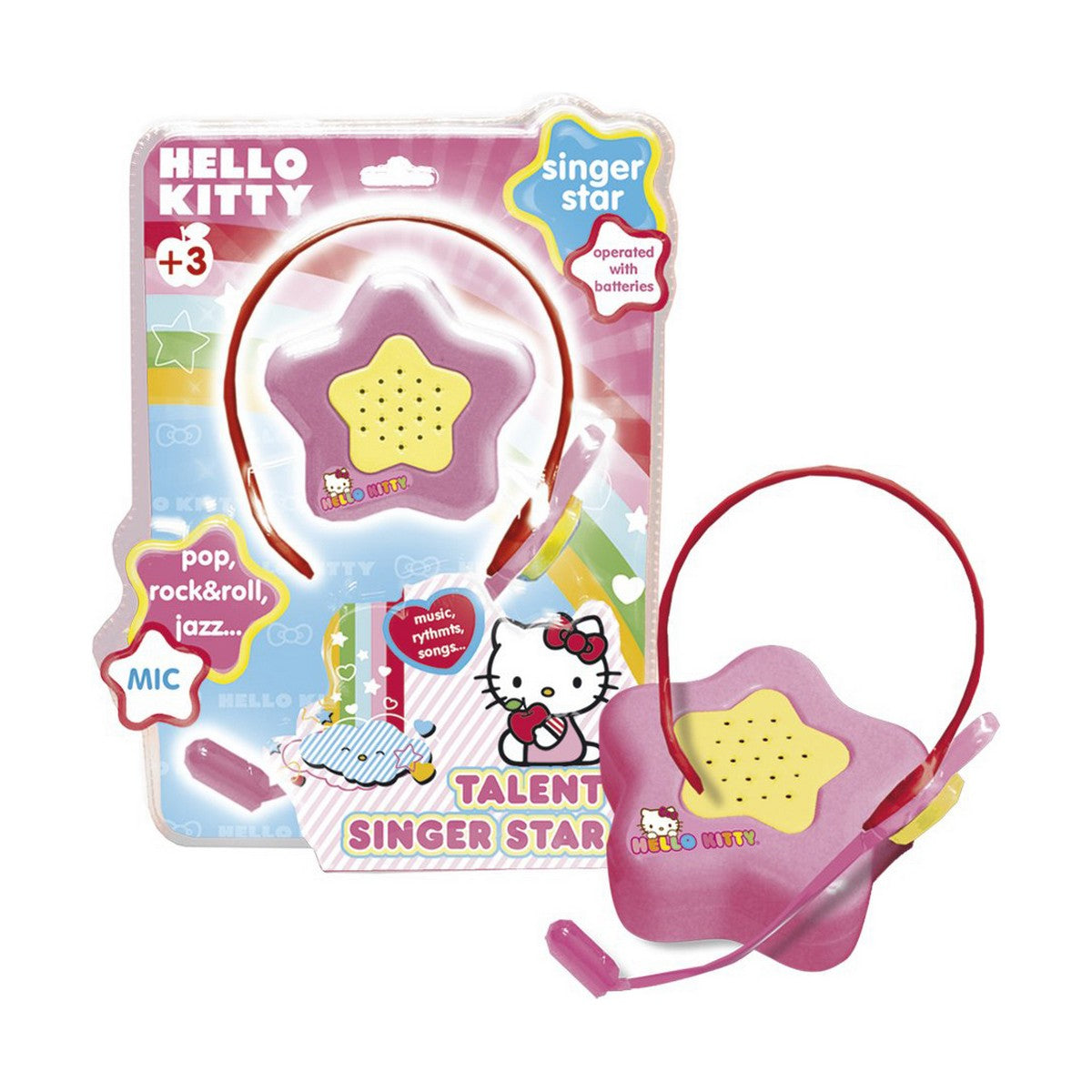 Microfone para Karaoke Hello Kitty Cor de Rosa - EcoNest