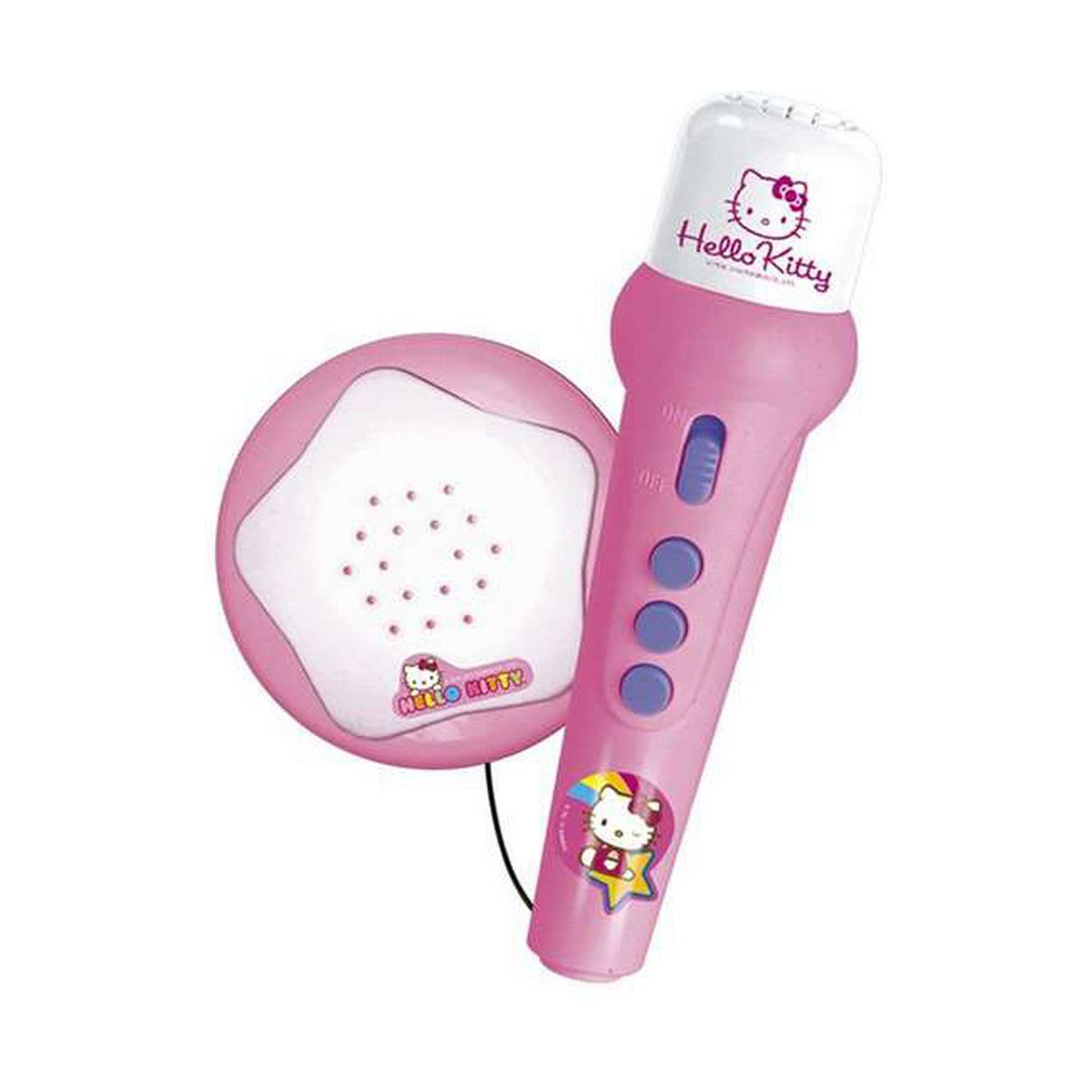 Microfone para Karaoke Hello Kitty Rosa Choque - EcoNest
