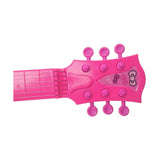 Guitarra Infantil Hello Kitty Eletrónica Microfone Cor de Rosa - EcoNest