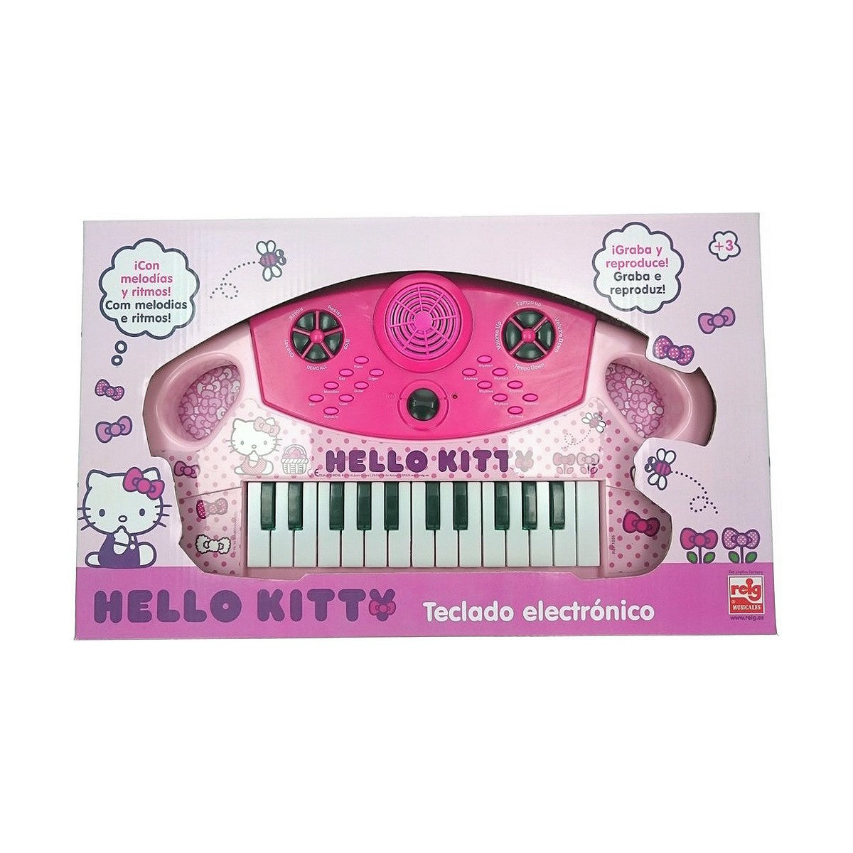 Piano Eletrónico Hello Kitty Cor de Rosa - EcoNest