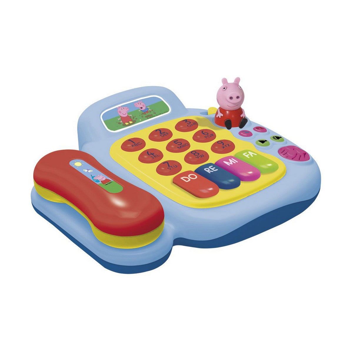 Brinquedo educativo Peppa Pig Telefone Fixo Peppa Pig Azul - EcoNest