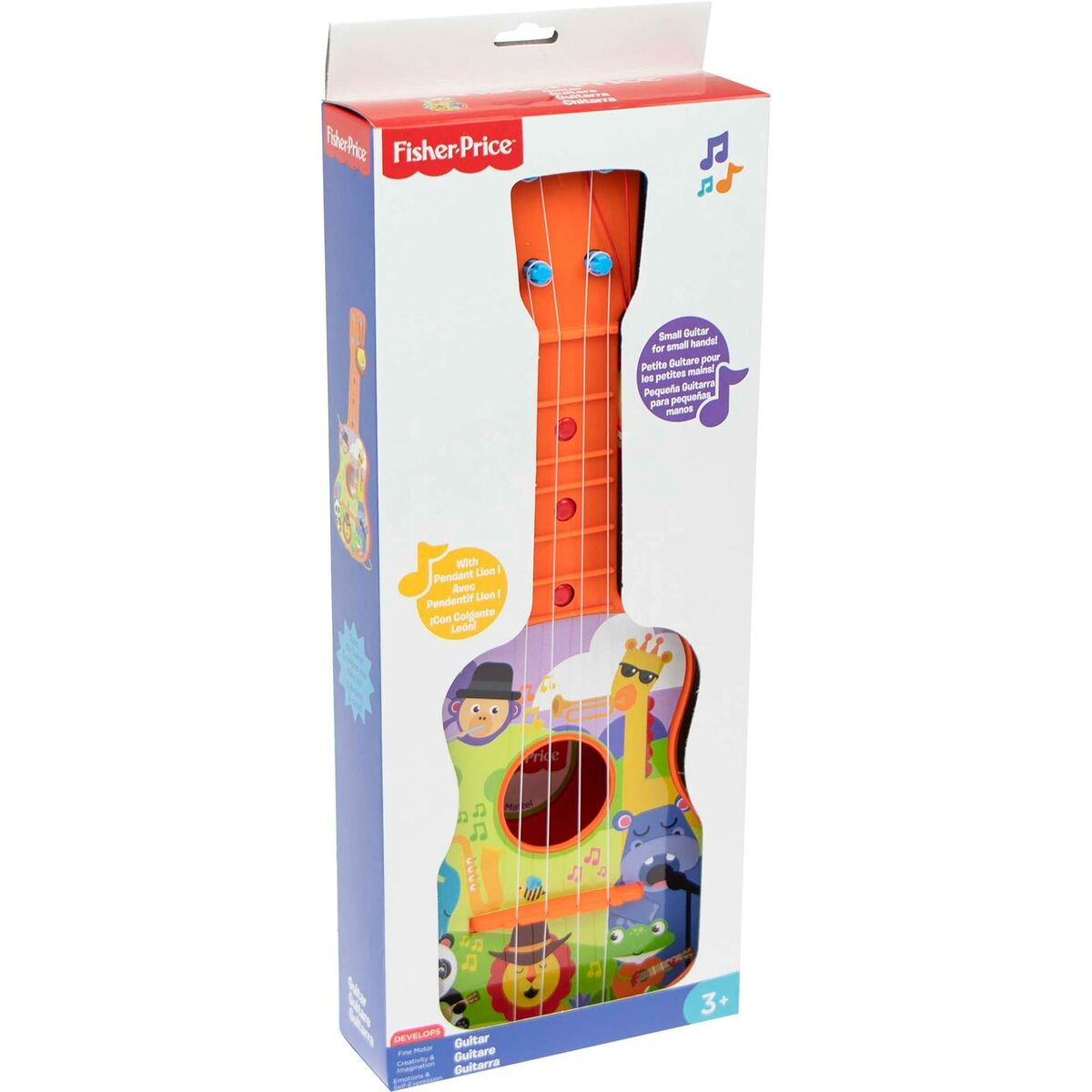 Guitarra Infantil Fisher Price 2725 animais - EcoNest