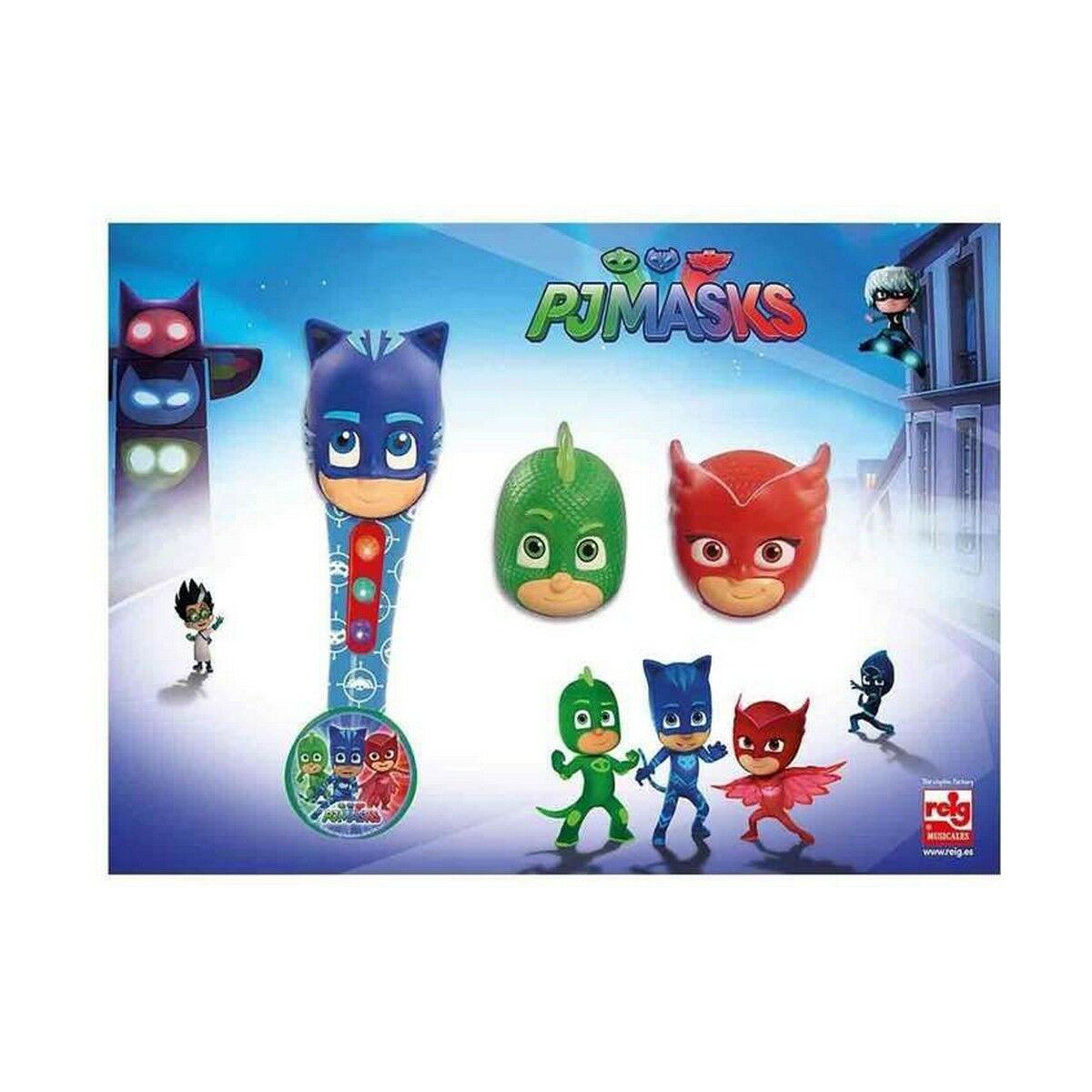 Microfone PJ Masks PJ Masks 3 cores - EcoNest