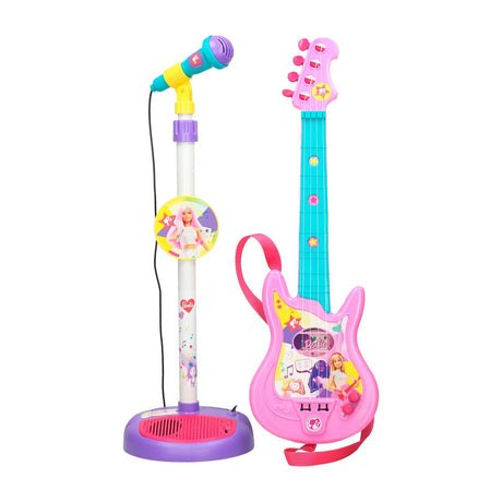 Brinquedo musical Barbie Microfone Guitarra Infantil - EcoNest