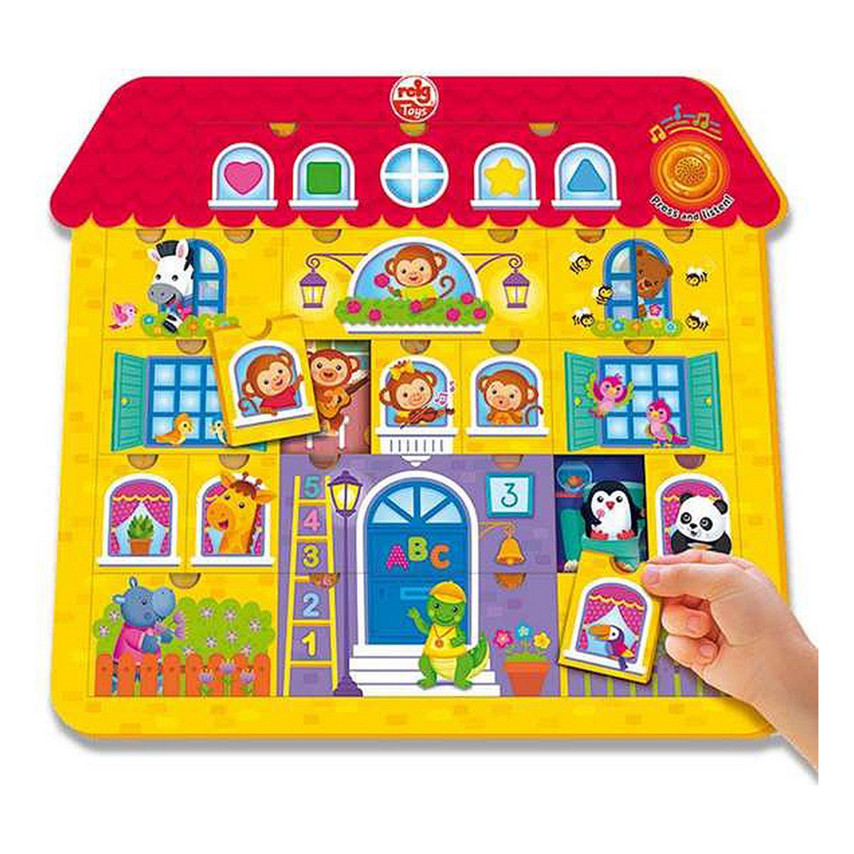 Puzzle Reig Constructor House Musical 21 Peças 17 x 37 x 41,5 cm (17 x 37 x 41,5 cm) - EcoNest