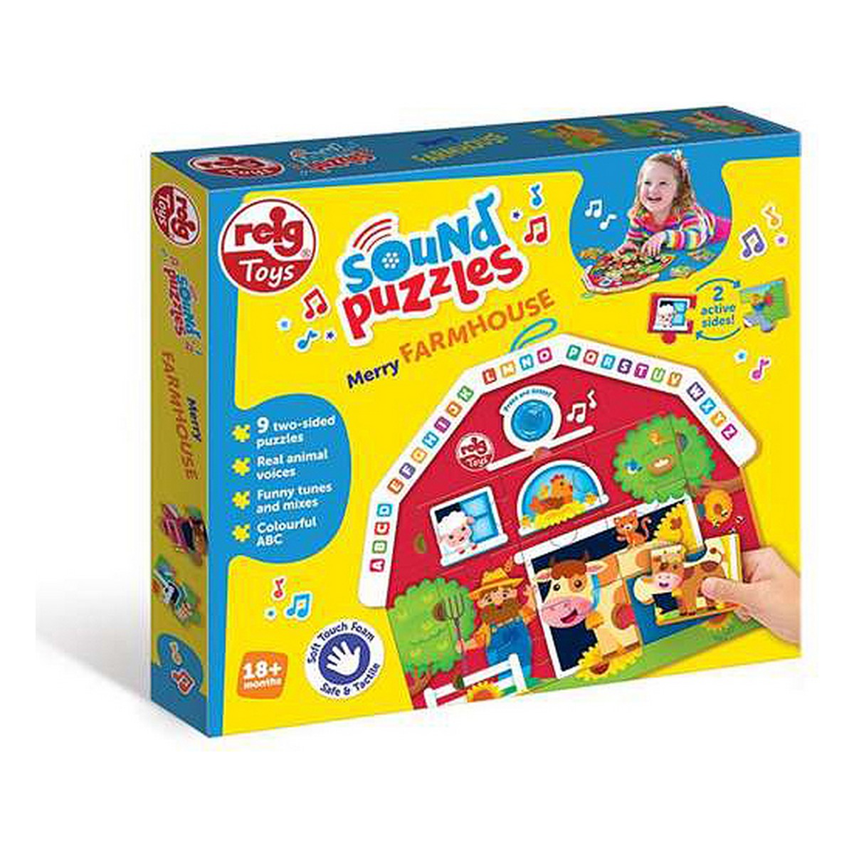 Puzzle Reig Merry Farmhouse 9 Peças Musical - EcoNest