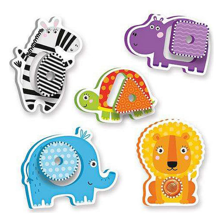 Puzzle Infantil Reig Zoo Shapes animais Musical Quinta - EcoNest