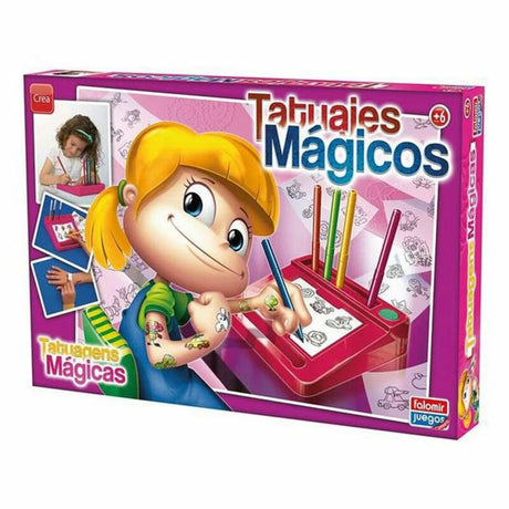 Jogo de Trabalhos Manuais Tatuajes Magicos Falomir Cor de rosa - EcoNest