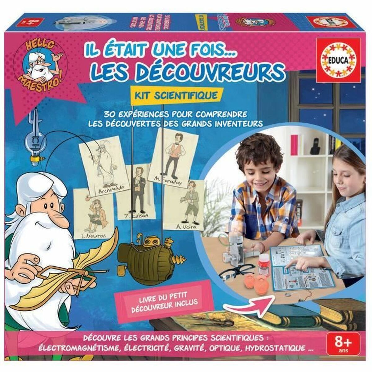 Jogo de Mesa Educa kit experiences once upon a time ... the discovere (FR) - EcoNest