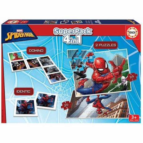 Jogo Educativo Educa Superpack Spider-man Multicolor (1 Peça) - EcoNest