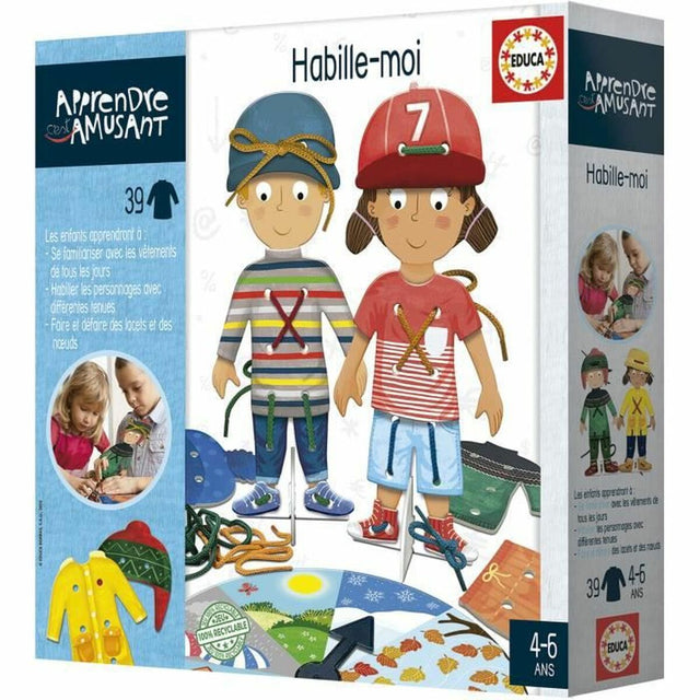 Jogo Educativo Educa Habille-Moi (FR) - EcoNest